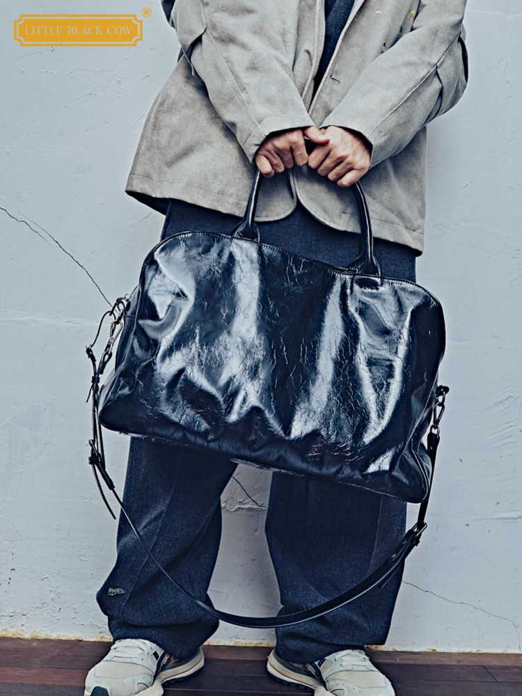 Leather Work Bag Mens - メンズ レディース ビジネス トートバッグ ハンドバッグ オイルワックス牛革