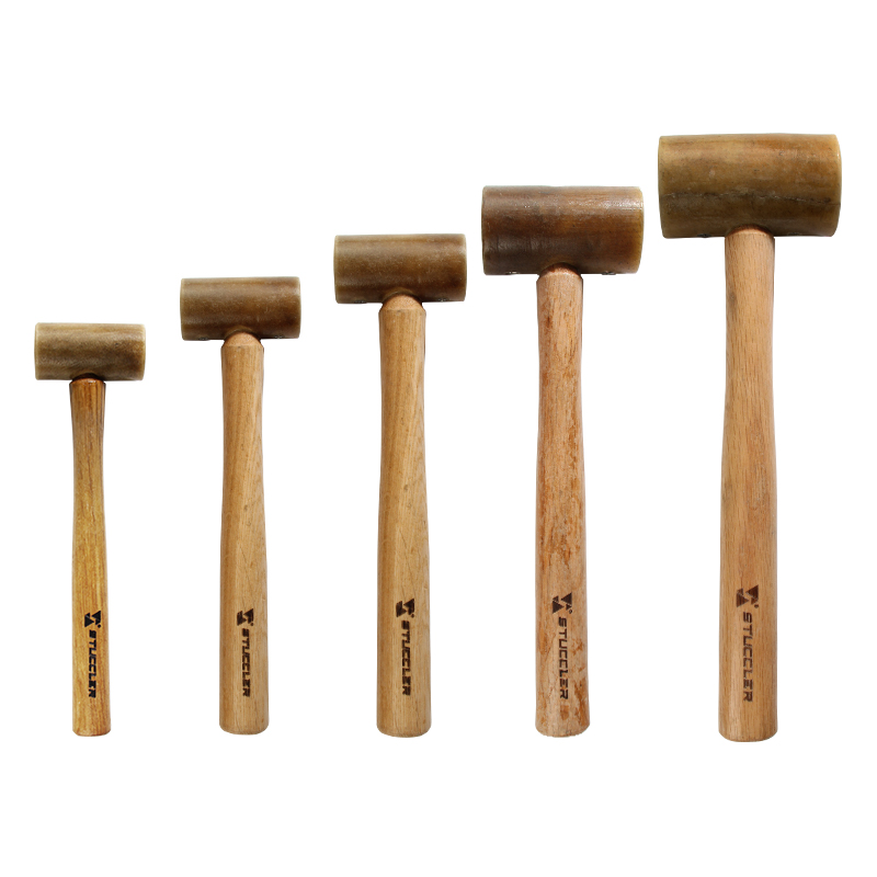Mallet Rawhide Craft - スタックラー-ハンマー,金属工具,金と銀の色,25mm/32mm/44mm/48mm
