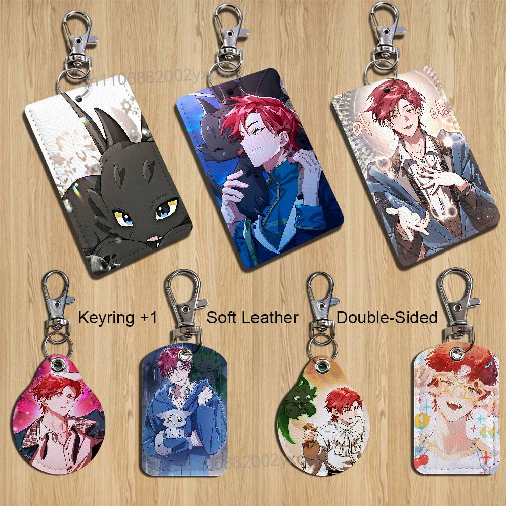 Leather Work Leather - Cale Henituse TCF Raon Miru ホルダー銀行ビジネスワークカードホルダー学生カードケースバスカードキーホルダー