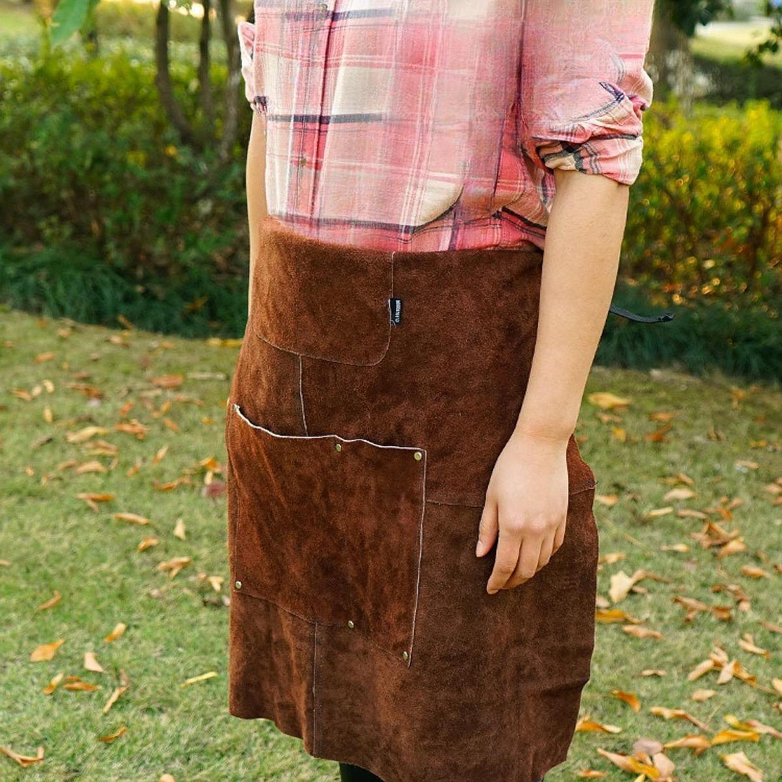 ワークショップガレージエプロン、食器洗い、実験室作業、魚の洗 - Leather Work Japan のレビューと価格