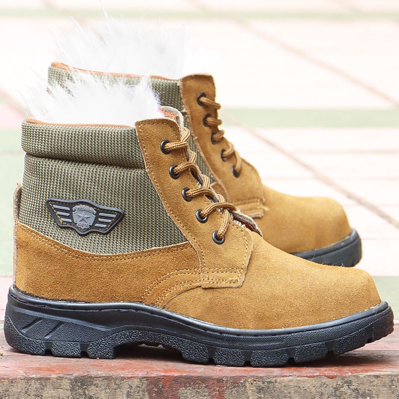 冬用メンズスノーブーツ 本革 ウール 暖かい アウトドア ラ - Leatherwork Boots のレビューと価格