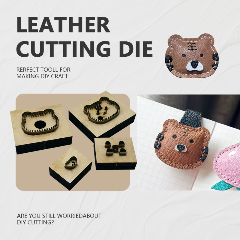 タイガー4ピースセット レザーナイフテンプレート 簡単素材切 - Leatherwork Templates のレビューと価格