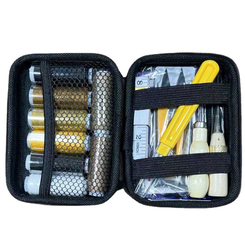 ワックス加工糸クラフトツール手縫いキルティング千枚通し革修理 - Leatherwork Hand Sewing Needles のレビューと価格