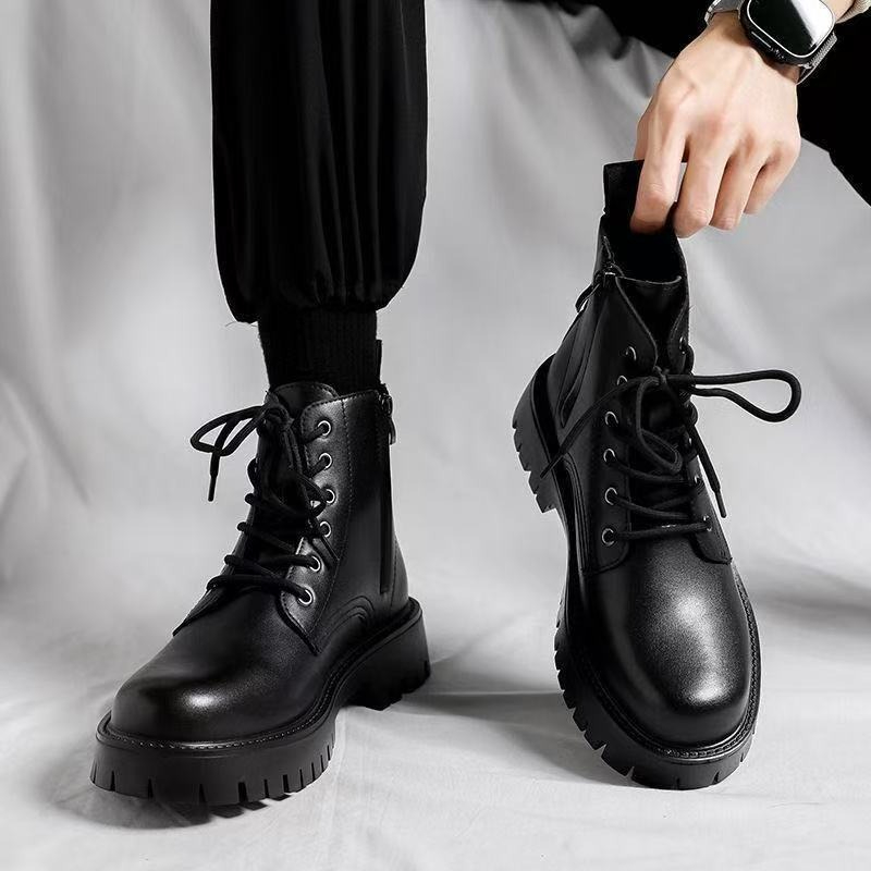 メンズチェルシーブーツ ブリティッシュスタイル ブラックレザ - Leatherwork Boots のレビューと価格