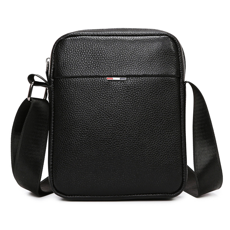メンズビジネスレザーショルダーバッグトレンド大容量クロスボデ - Leather Work Bag Mens のレビューと価格