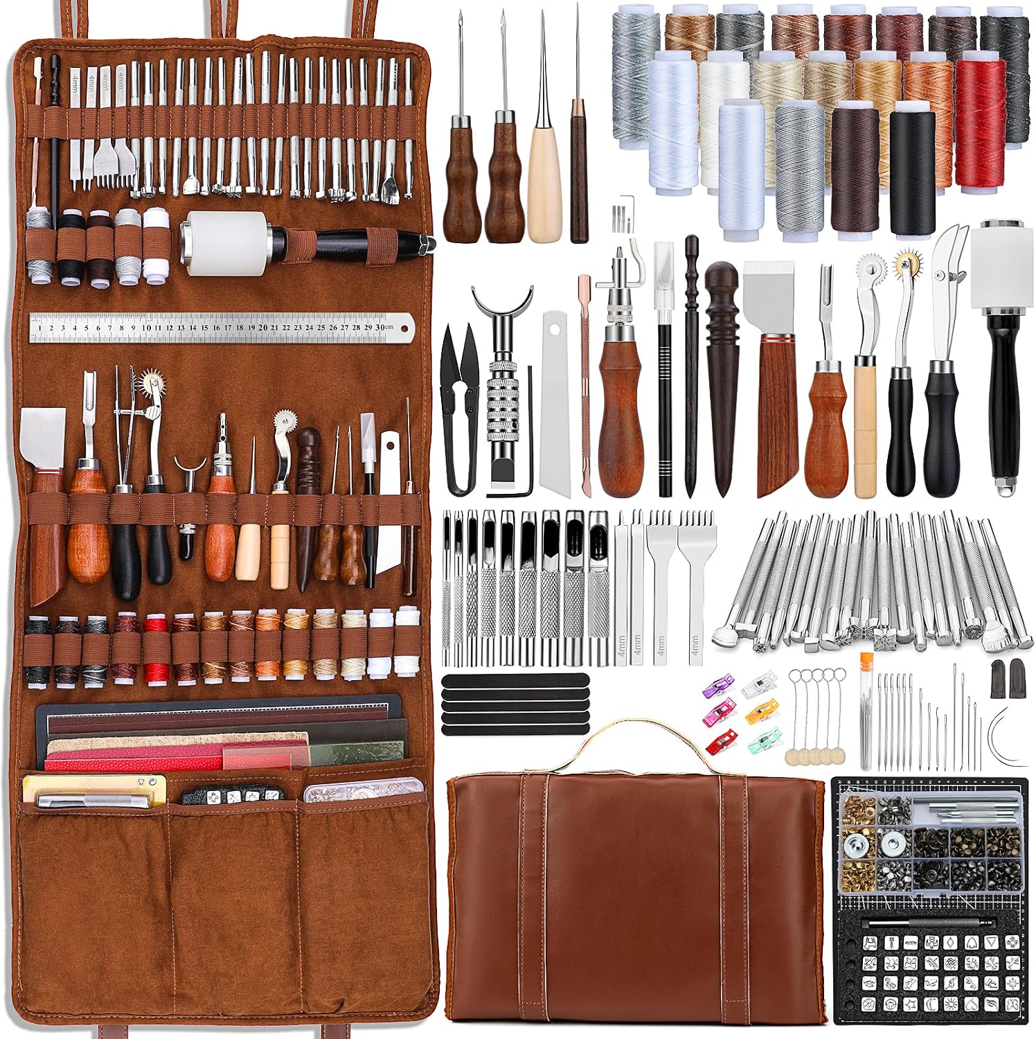 レザーツールキット レザークラフトツール レザーワーキングキ - Leather Work Leather のレビューと価格