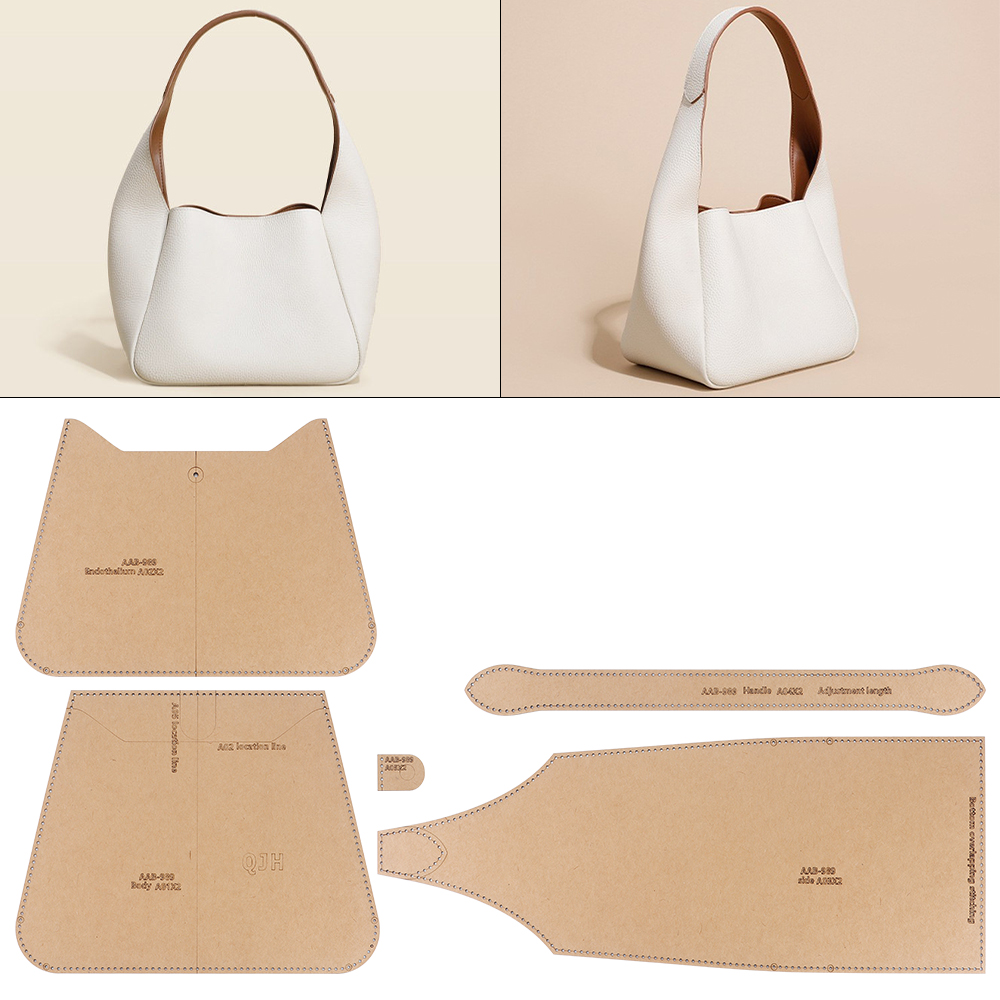 1セットDIY縫製用紙型、手動裁断キルティング用クラフト紙テ - Leatherwork Templates のレビューと価格