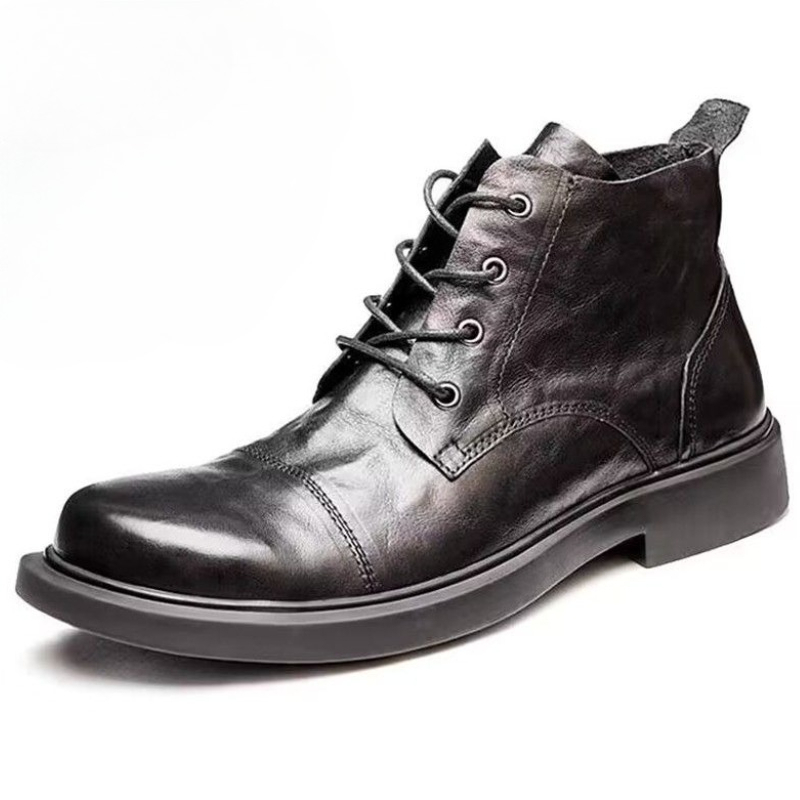 メンズチェルシーブーツ 秋冬 ブリティッシュスタイル レザー - Leatherwork Boots のレビューと価格