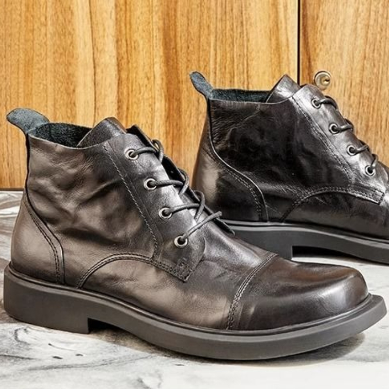 メンズチェルシーブーツ 秋冬 ブリティッシュスタイル レザー - Leatherwork Boots のレビューと価格