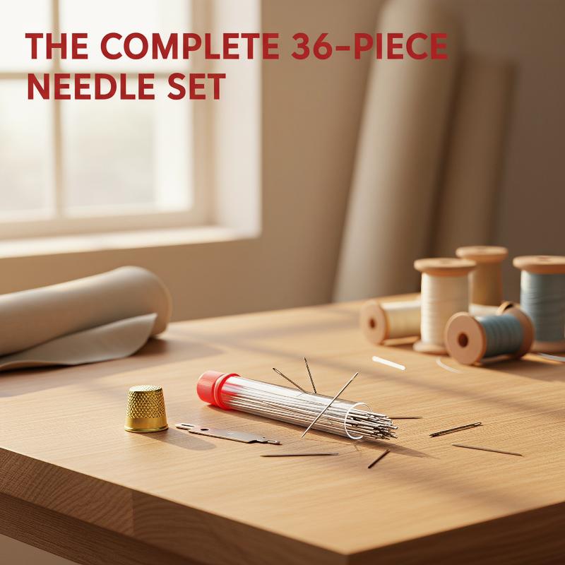 ビッグアイ縫い針セット 防錆スチール製手縫い針キット（糸通し - Leatherwork Hand Sewing Needles のレビューと価格