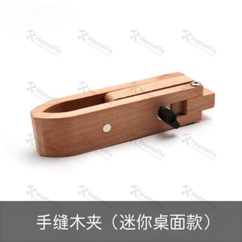 木製ステッチングホース 1個、デスクトップレザークラフトバイ - Leatherwork Vise のレビューと価格