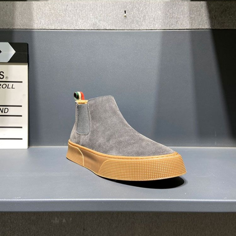 2026秋冬メンズチェルシーブーツ スリップオン PUレザー - Leatherwork Boots のレビューと価格
