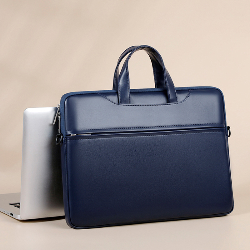 男性と女性のためのPUレザービジネスブリーフケース,大容量, - Leather Work Bag Mens のレビューと価格