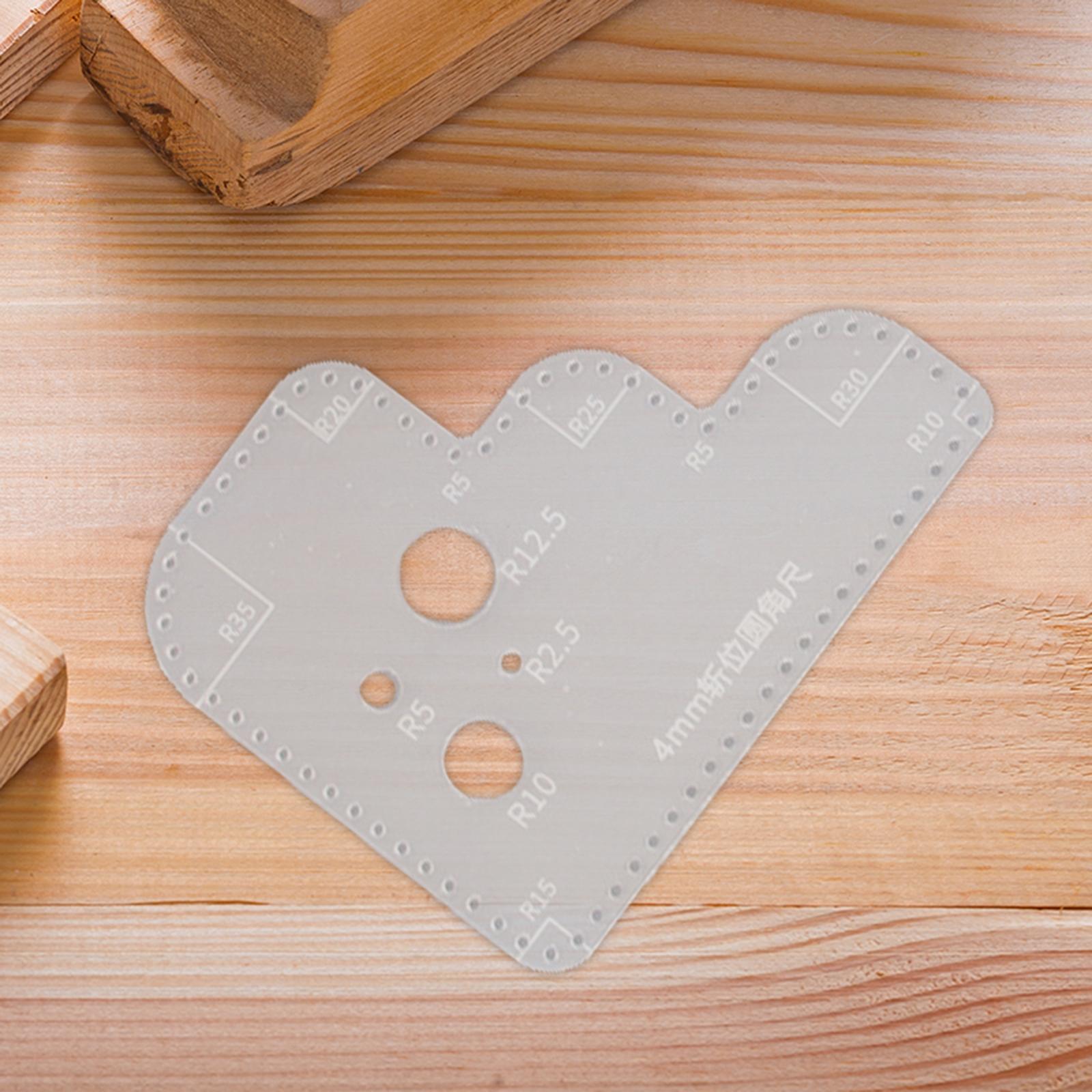 円形テンプレート 透明アクリル製キルティング定規 丸角穴付き - Leatherwork Templates のレビューと価格